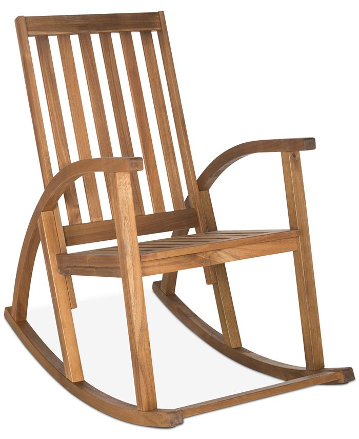 Safavieh - Troy Outdoor Rocking Chair, Quick Ship