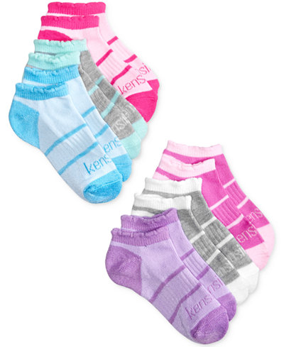 Kensie Girl 6-Pk. No-Show Ankle Socks, Little Girls (2-6X)