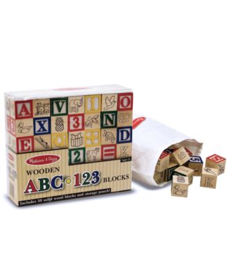 melissa and doug alphabet blocks