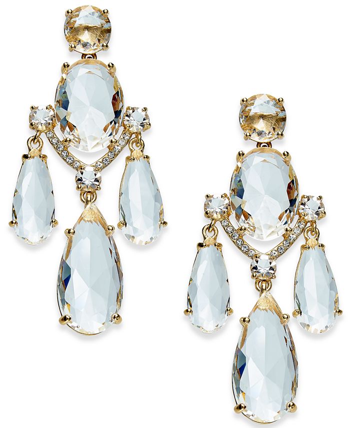 kate spade new york Special Occasion GoldTone Crystal Chandelier