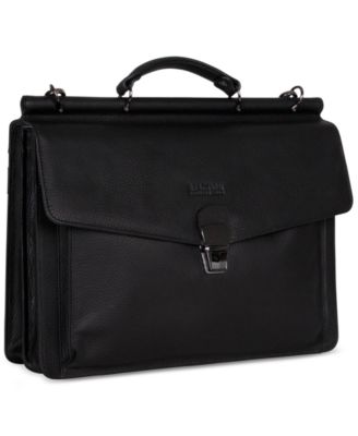 Kenneth Cole Reaction My Rod-Ern Life Leather Dual-Compartment Computer Portfolio Bag