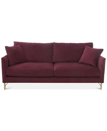 Macys velvet shop sofa