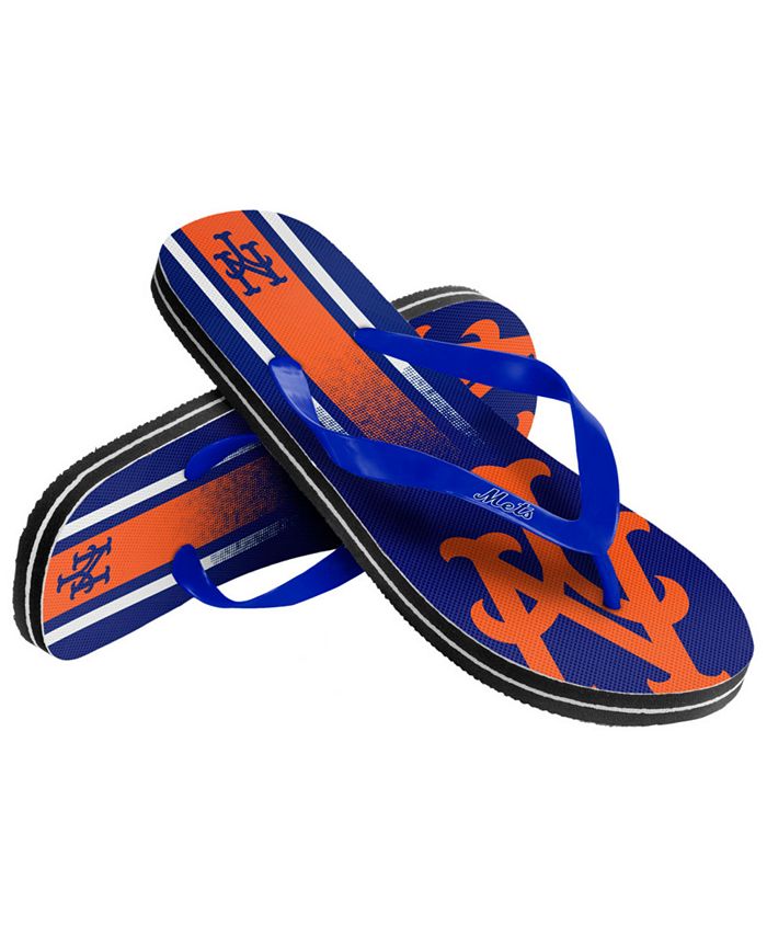 Forever Collectibles New York Mets Gradient Big Logo Flip Flops