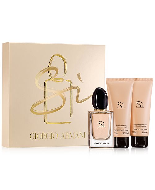 Giorgio Armani 3 Pc Si Gift Set Reviews All Perfume Beauty
