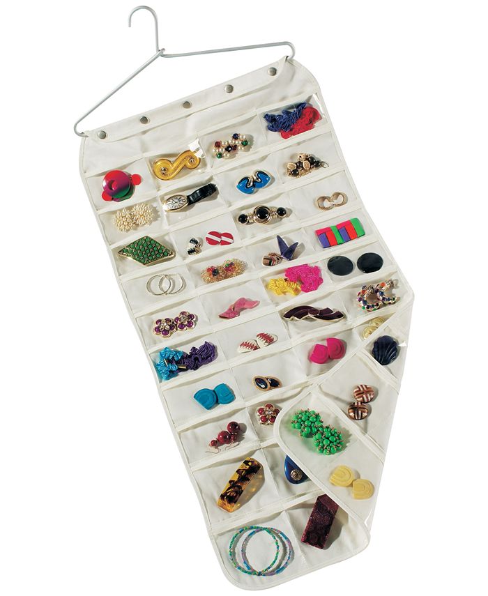 Household Essentials 80-Pocket Hanging Jewelry Organizer - Macy's
