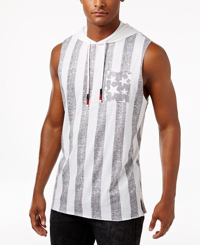 American Rag Men s Stars Stripes Hooded Flag Tank Created for