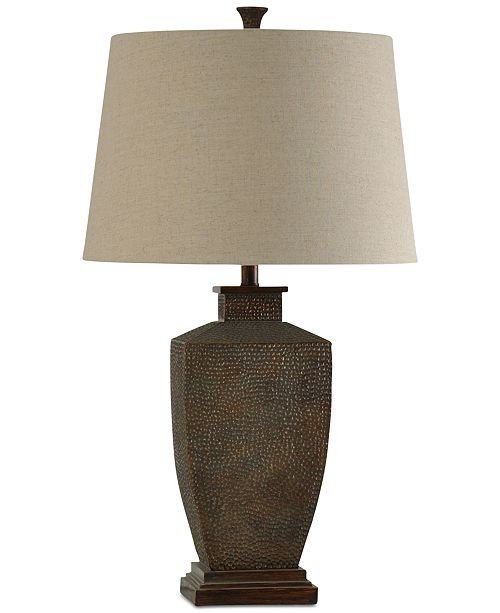 StyleCraft Hammered Metal Table Lamp & Reviews - All ...