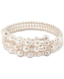 Pearl Lace by EFFY® Cultured Freshwater Pearl (5-1/2, 7-1/2, 10, 12mm) Coil Choker Necklace