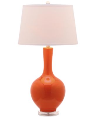 Set of 2 Blanche Gourd Ceramic Table Lamps