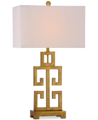 gold greek key table lamp