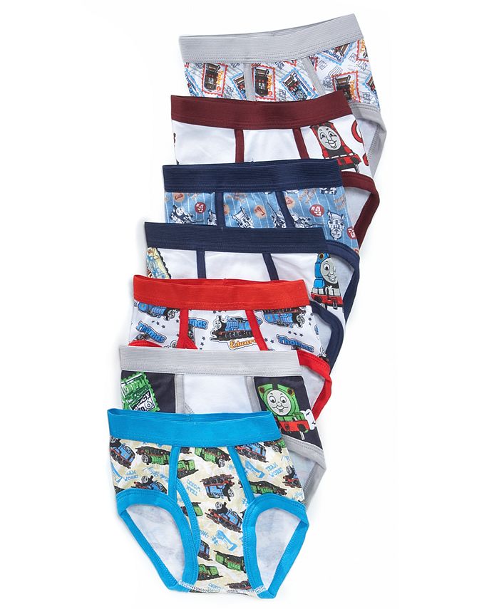  Thomas & Friends Boys Toddler 7-Pack 100% Combed Cotton Briefs  with Thomas the Tank, Percy and More in Sizes 2/3T and 4T, 7-Pack, 2-3T: Briefs  Underwear: Clothing, Shoes & Jewelry