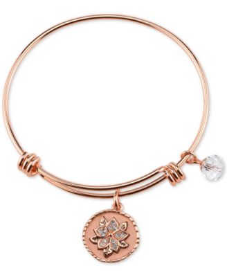 Hidden Hollow Beads Message Charm  84 Options  Expandable Wire Bangle Women 039 S 337873