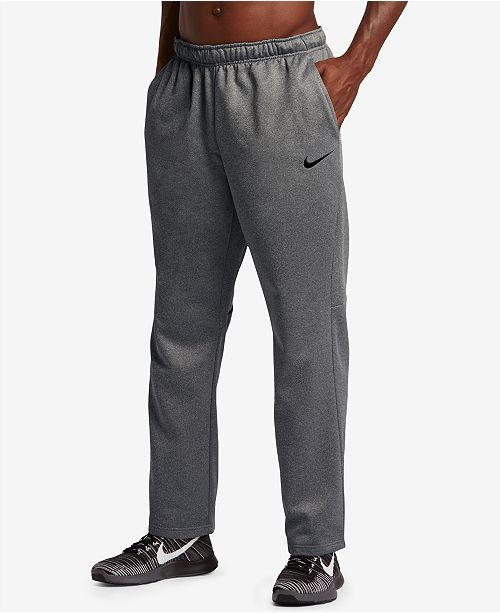 Nike Men's Therma Fleece Open-Bottom Sweatpants - All Activewear - Men ...
