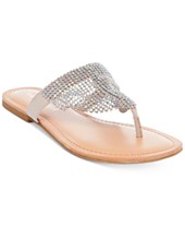 Silver Flat Sandals: Shop Silver Flat Sandals - Macy's