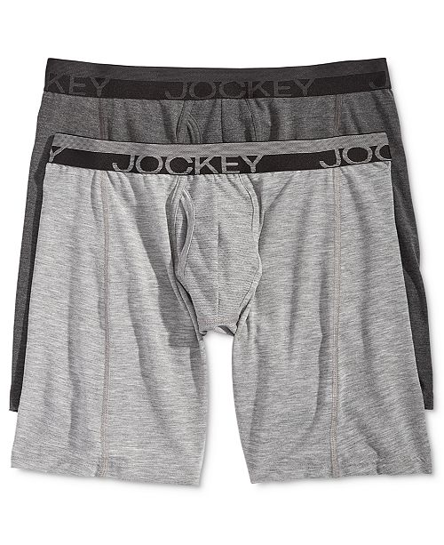 Jockey Men's Sport Outdoor 2 Pack Boxer Briefs & Reviews - Underwear ...