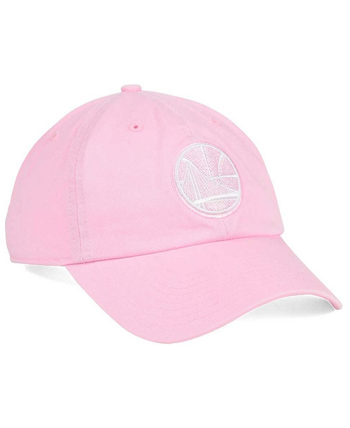 '47 Brand Women's Golden State Warriors Petal Pink CLEAN UP Cap - Macy's