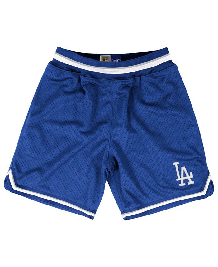 Mitchell & Ness Los Angeles Dodgers Playoff Win Shorts in Blue for