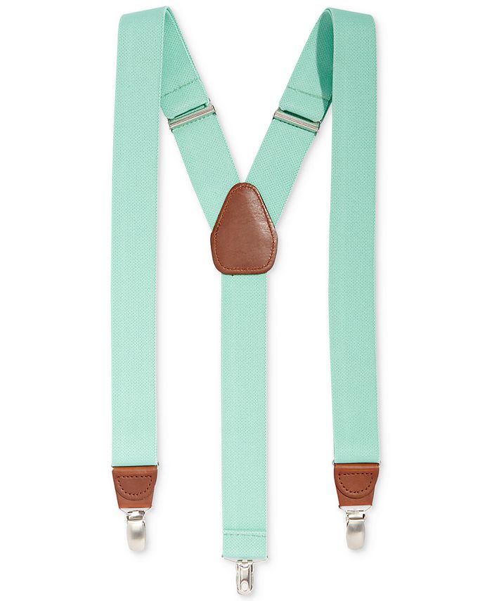 Club Room Men's Solid Suspenders, Created for Macy's Macy's