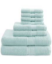 Shop Adrien Super Soft 6 Piece Cotton Towel Set Blue, Bath Towels