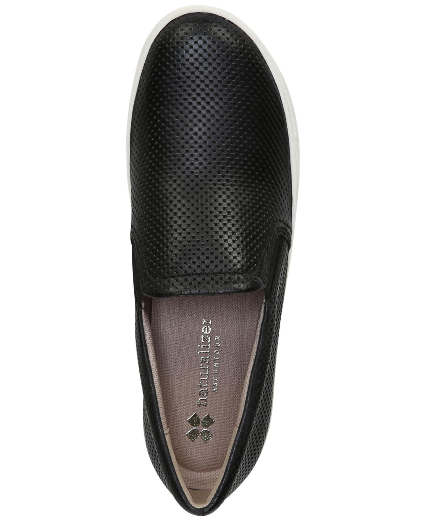 Женские кроссовки Naturalizer Marianne Slip On, цвет: Чёрный кожаный — фото 4