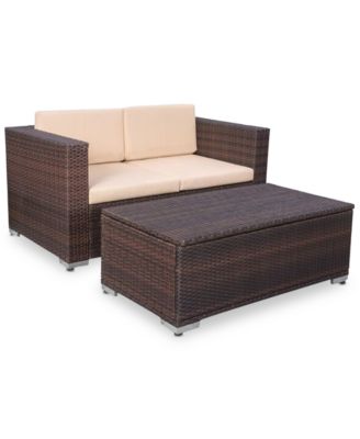 Noble House - Aldin 2-Pc. Chat Set with Cushion, Quick Ship