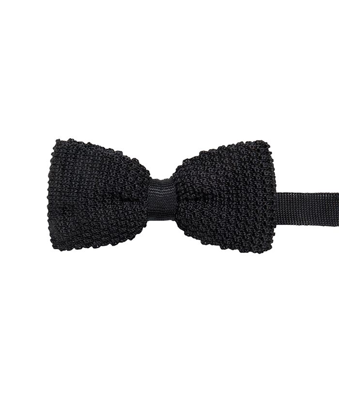 Ryan Seacrest Distinction Men's Knit Pre-Tied Bow Tie, Created for Macy ...