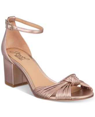 jewel badgley mischka block heel