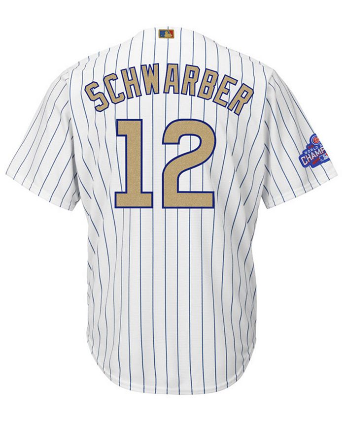 Majestic Men's Kyle Schwarber Chicago Cubs World Series Gold Replica CB  Jersey - Macy's