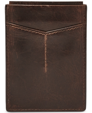 image of Fossil Men-s Leather Derrick Rfid Card Case