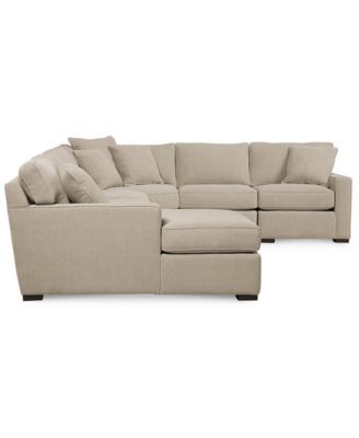 Radley Fabric 6-Piece Chaise Sectional with Wedge
