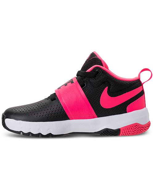nike team hustle d8 junior boys basketball shoes