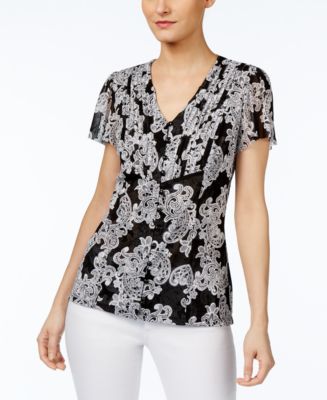 macy's women's tops and blouses