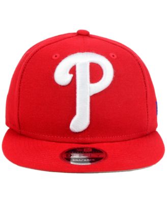 Casquette New Era 9Fifty Philadelphia Phillies - Snapback MLB Bleu Et Rouge - Neuf