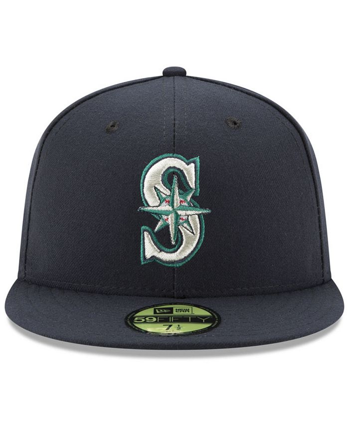 New Era Kids' Seattle Mariners 2017 40th Anniversary Patch 59FIFTY Cap ...
