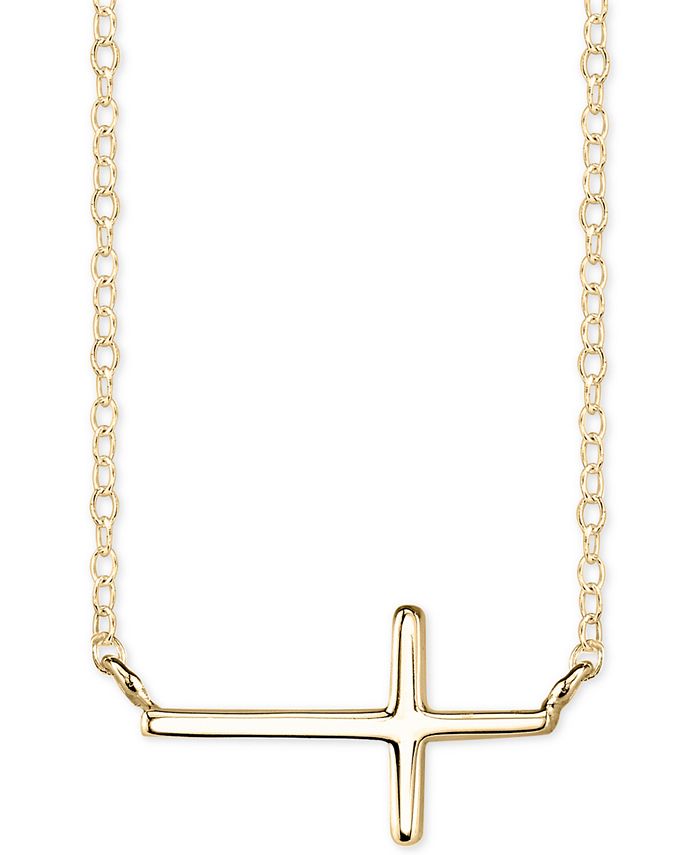 East west new arrivals cross necklace