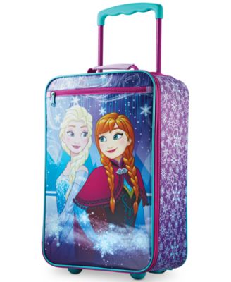 frozen rolling suitcase
