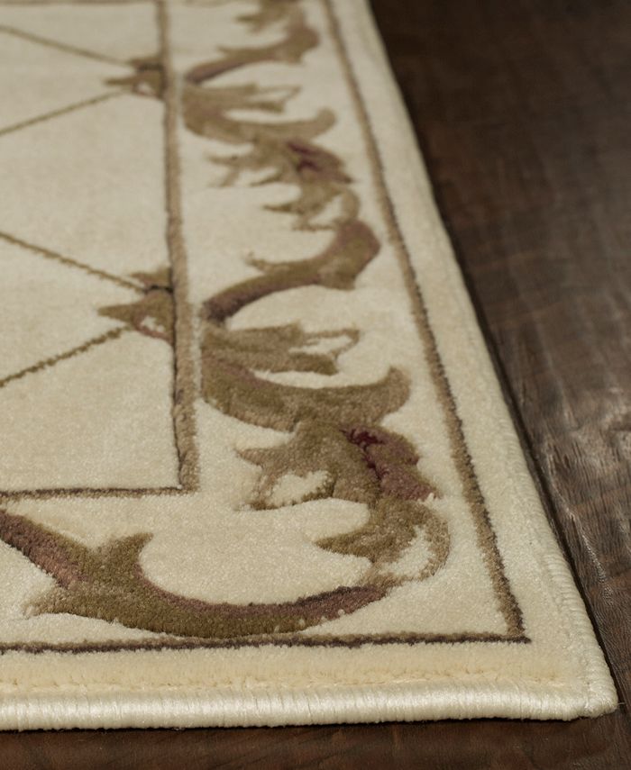 Kas Corinthian 5318 Ivory Fleur-de-Lis 3-Pc. Rug Set - Macy's