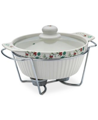 Pfaltzgraff - 3-Pc. Winterberry Lidded Soup Tureen & Rack