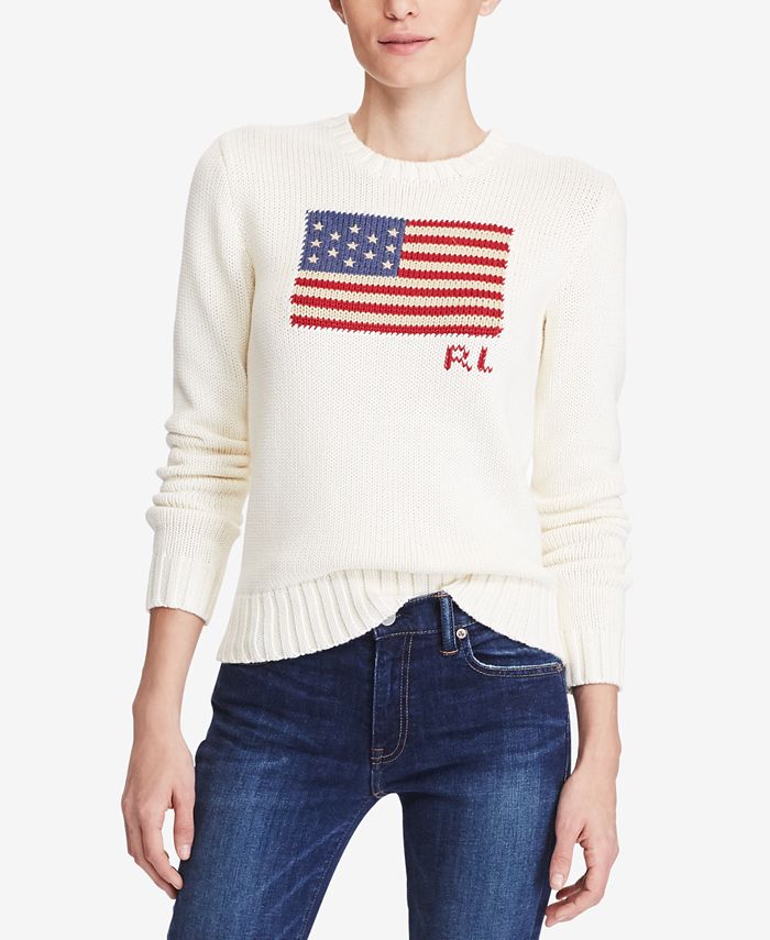 Polo Ralph Lauren Cotton Polo Sweater - Macy's