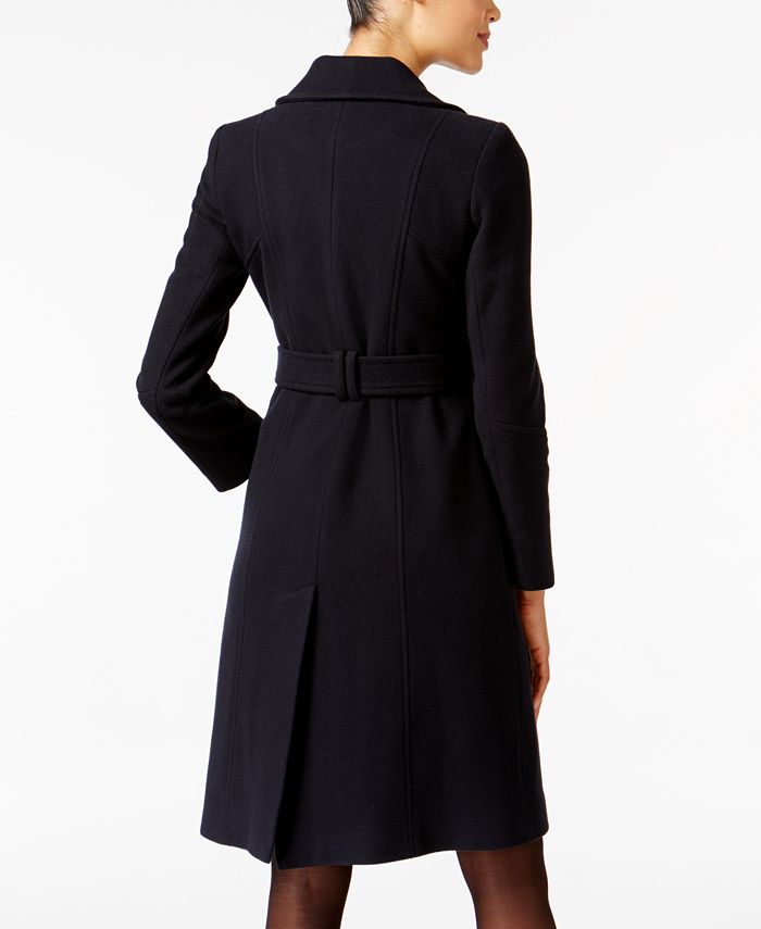 anne klein wool trench coat