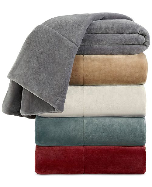 Vellux Luxury Plush King Blanket Blankets & Throws Bed & Bath Macy's
