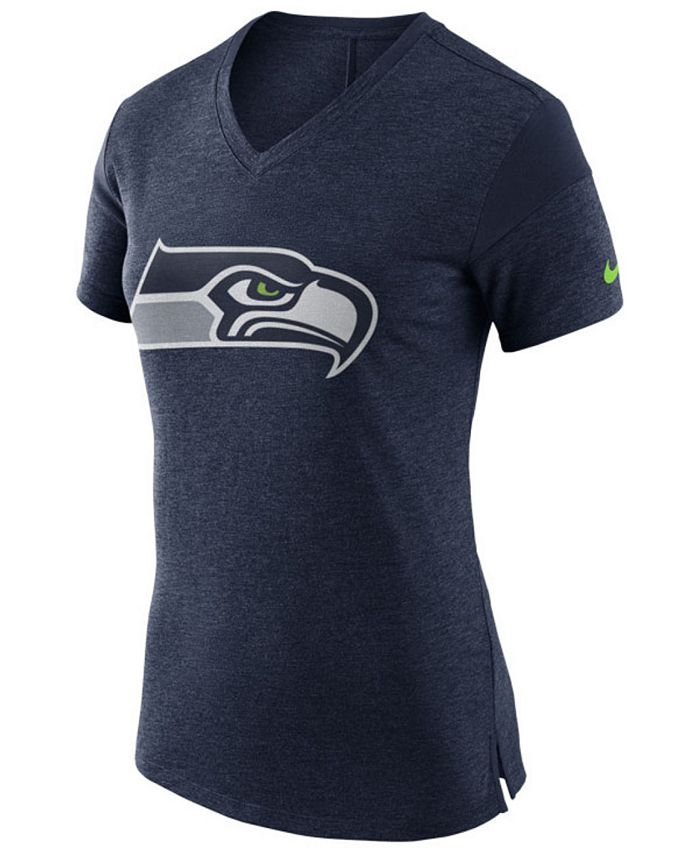 Nike Women's Seattle Seahawks Fan V-Top T-Shirt - Macy's