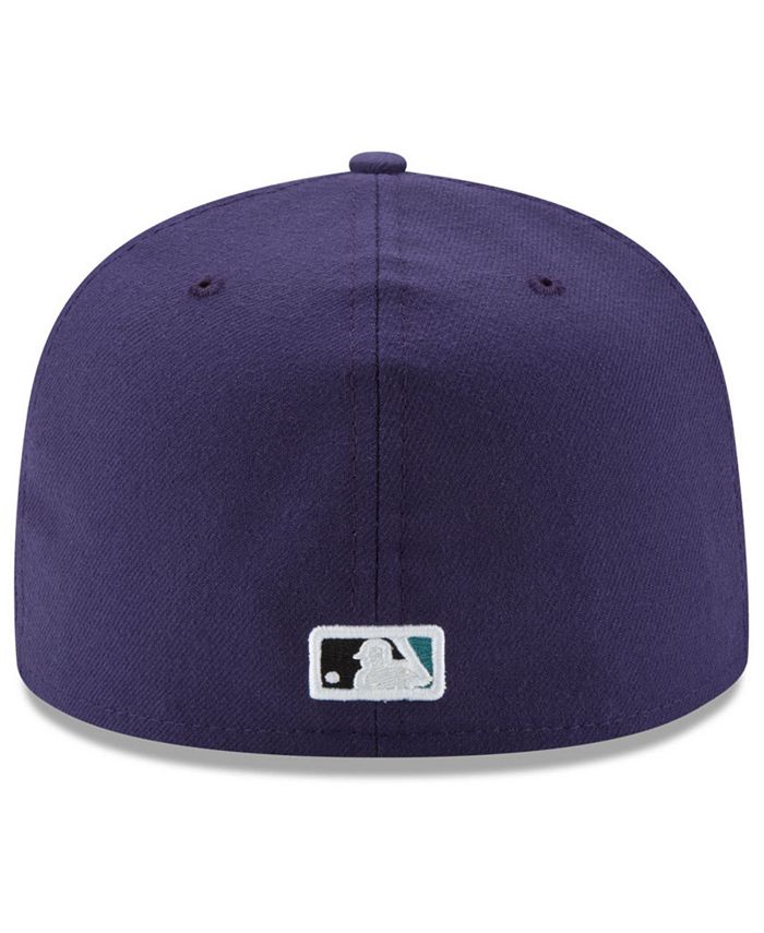 Men's Arizona Diamondbacks New Era Purple Turn Back The Clock 59FIFTY  Fitted Hat