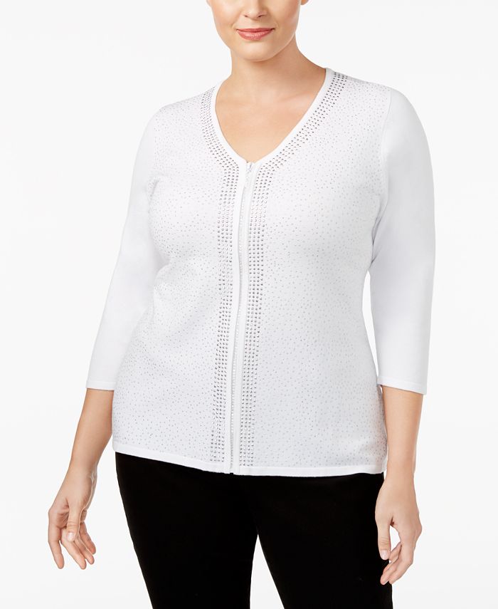 Belldini Plus Size Embellished Cardigan Macy's