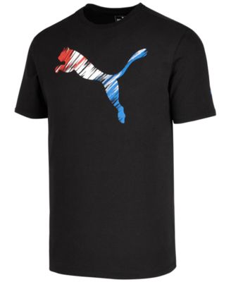 red white and blue puma shirt