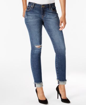 Kut from the Kloth - Petite Asher Straight-Leg Ankle Jeans