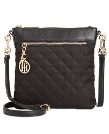 Quilted Charm North-South Crossbody