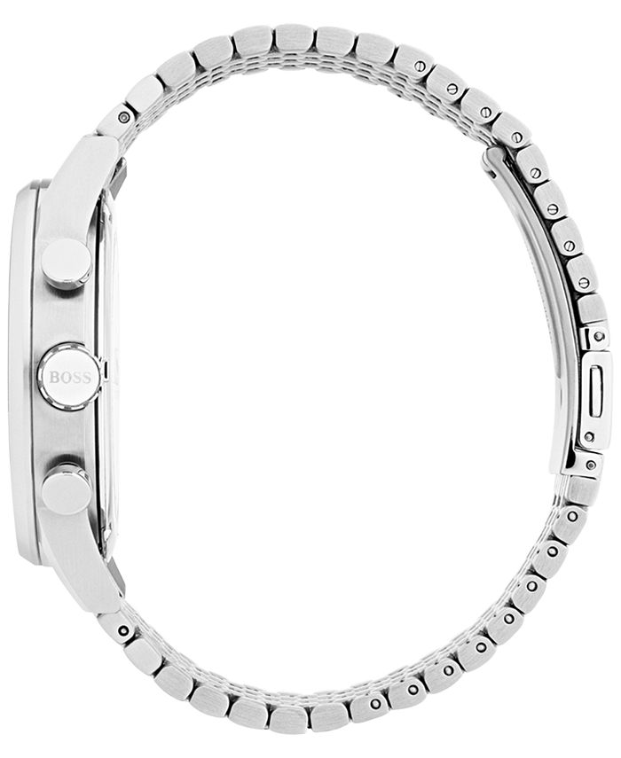 BOSS Hugo Boss Men's Chronograph Navigator Stainless Steel Bracelet ...