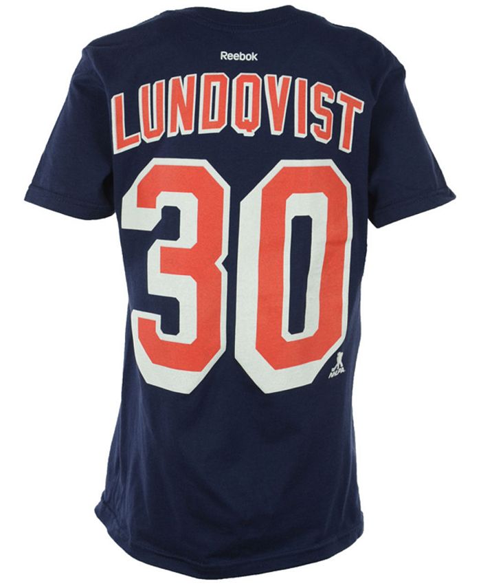 Henrik Lundqvist New York Rangers Reebok Jersey on Display at NHL