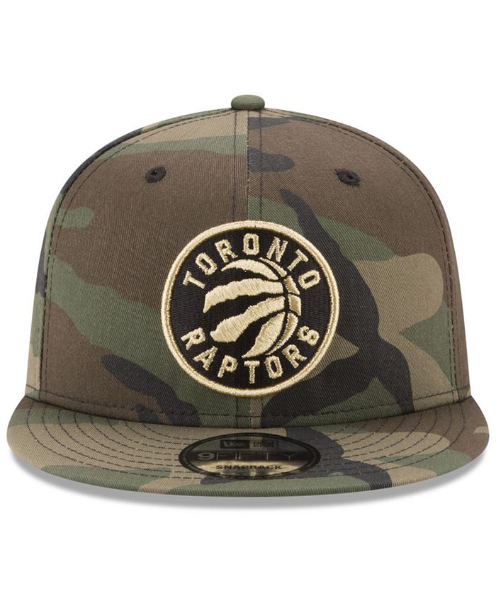 New Era Toronto Raptors Metallic Woodland 9FIFTY Snapback Cap - Macy's
